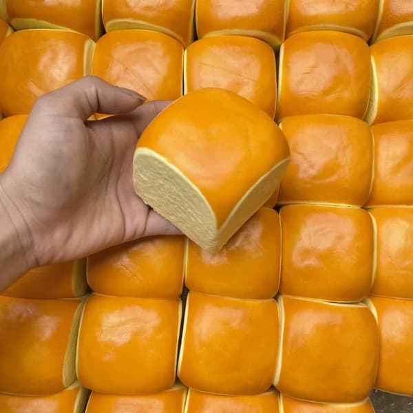 Smør Langsomt Stigende Squishy, Squishy Legetøj, Dumpling Stressbolde, PU Materiale Fidget Legetøj til Kontor eller Festgave