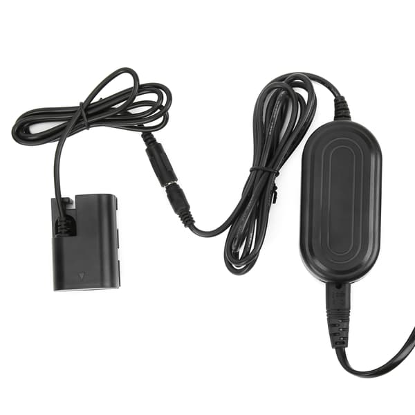 AC-strömadapter DC-koppling LPE6 Full Decoded Dummy-batterikit för Canon 5D2 5D3 5D4 6D 6D2 60D