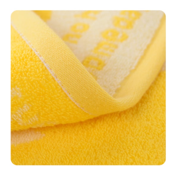 Snabbtorkande badlakan i 100 % bomull (13,7 tum L x 29,5 tum B), smal och lätt design, texturerad dubbelväv, låg luddbildning, absorberande 2-pack gult