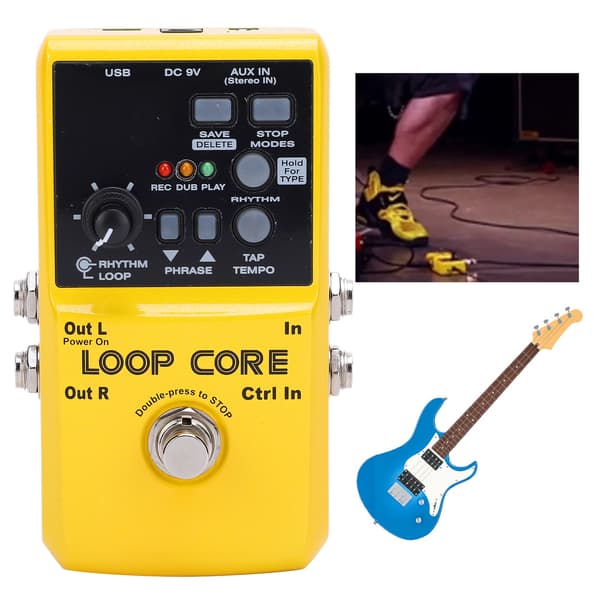 Nux Loop Core Professionel Pedal Effekt Elektrisk Guitar Processor