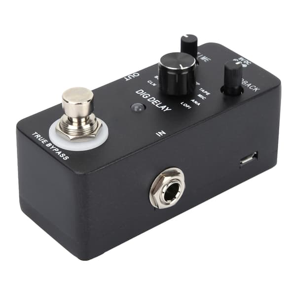 Elektrisk guitar delay effektpedal med 9 delay effekter Musikinstrument tilbehør