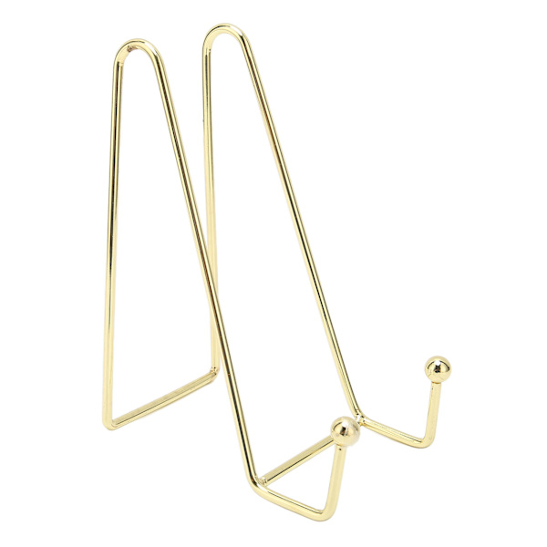 Nagelkonst Display Board Stativ Stabil Elegant Metall Multifunktion Bildram Hållare Stativ Guld