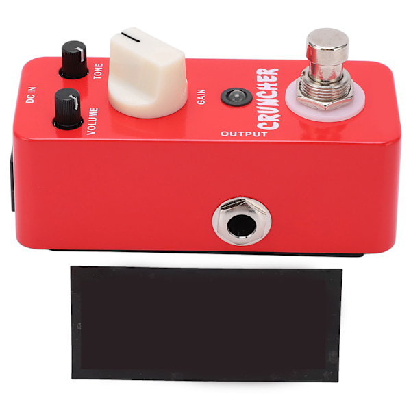 Høy forsterkningsforvrengning Mikro Pedal Metall Mini Effekter 3 Moduser Elektrisk Gitar Effektor MDS3