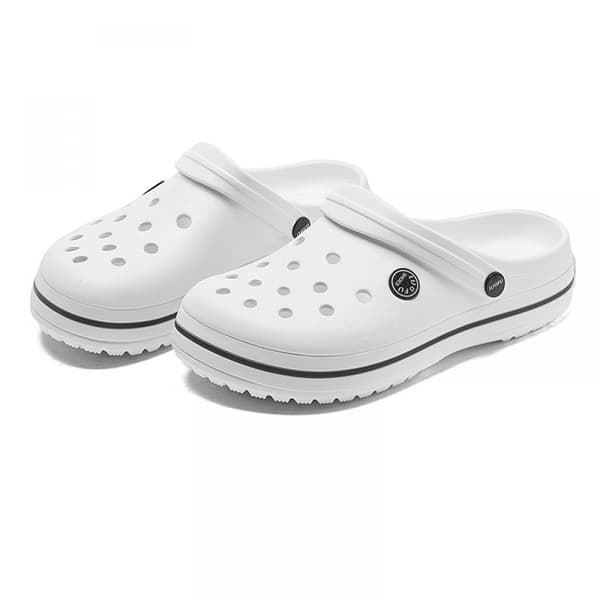 Unisex Klassiska Marmorerade Tie-Dye Clogs-Vit(38-39）