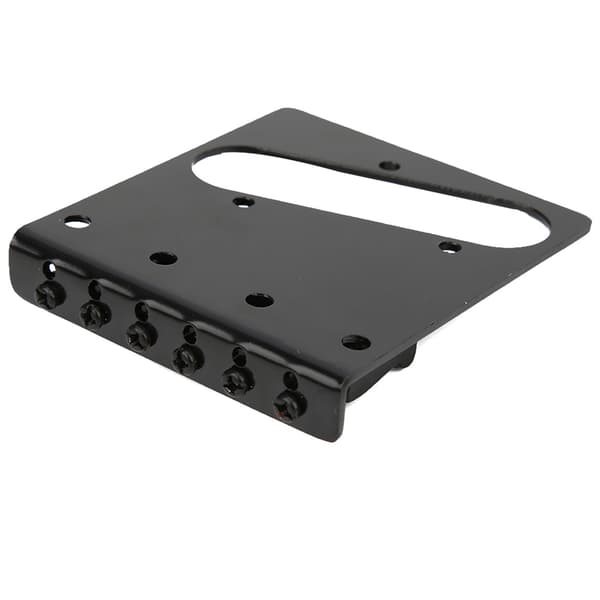 Elektrisk gitarrstall 6-strängad 6ST strängad fast metallstall för TL elektrisk gitarr tillbehörSvart