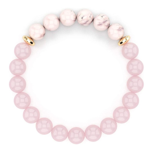 Rose Quartz -ranneke naiselle, Rose Quartz -kristalli, Pink Opal Peru, Hematiitti, Ahdistuksen vastainen ranneke naiselle,  Erittäin söpöt vaaleanpunaiset rannekkeet naiselle