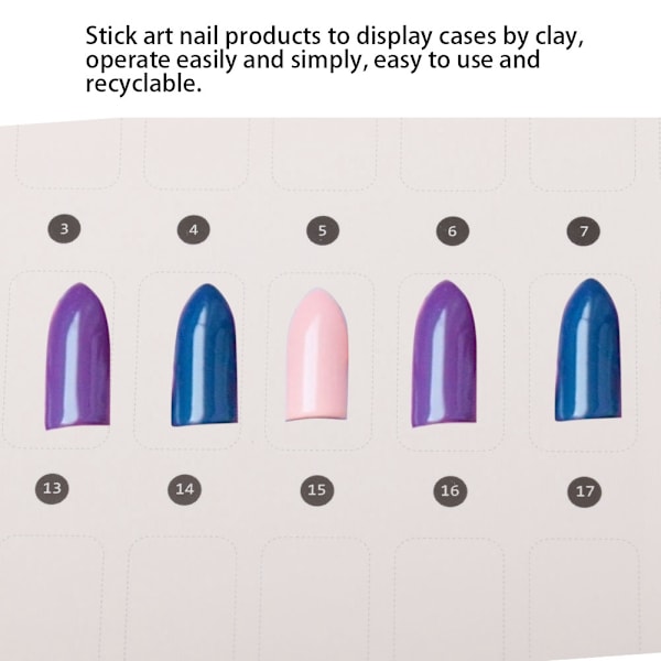 120 Farver Neglegel Polish Display Chart Bog Farve Kort Negletip Polish Kunstværktøj