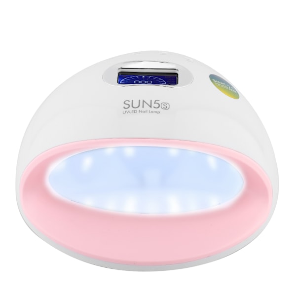 72W kraftfull UV LED-nagellampa för härdning av nagelgeler Tidsinställning Automatisk sensor LCD-skärm