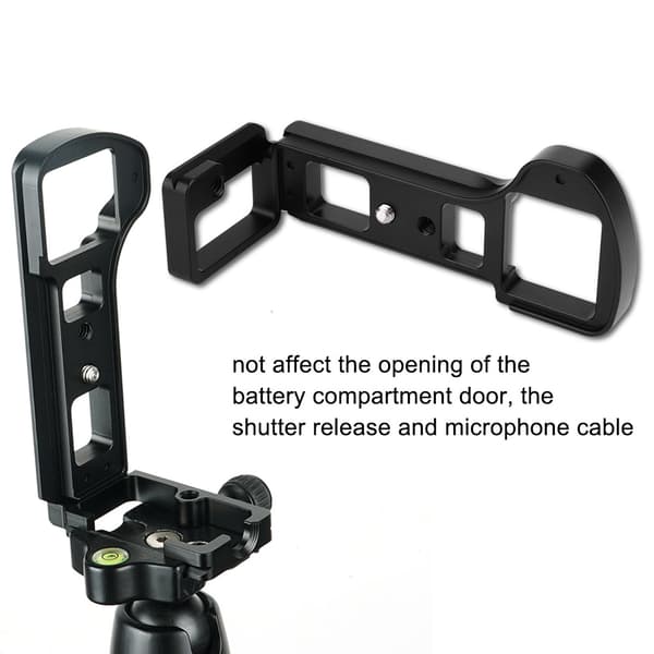 Metal Quick Release L-plade Håndgrebsholder til Sony A6500 Spejlløst Kamera