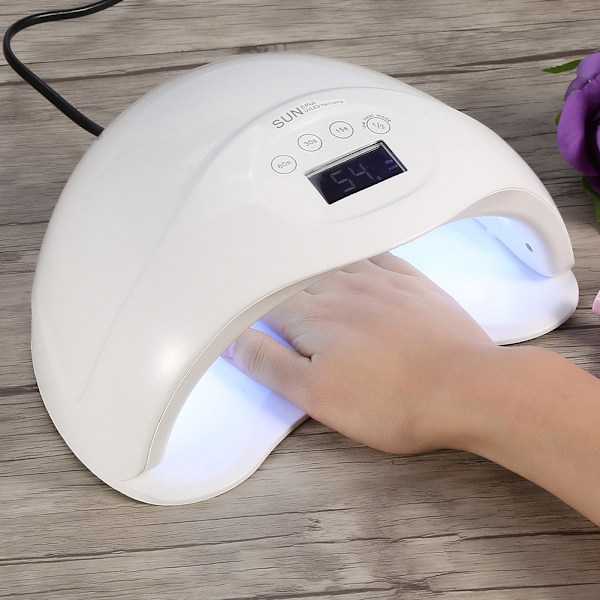 Nageltork 48W UV Gel Polish Härdande LED-lampa Maskin Bärbar Manikyr Torkverktyg