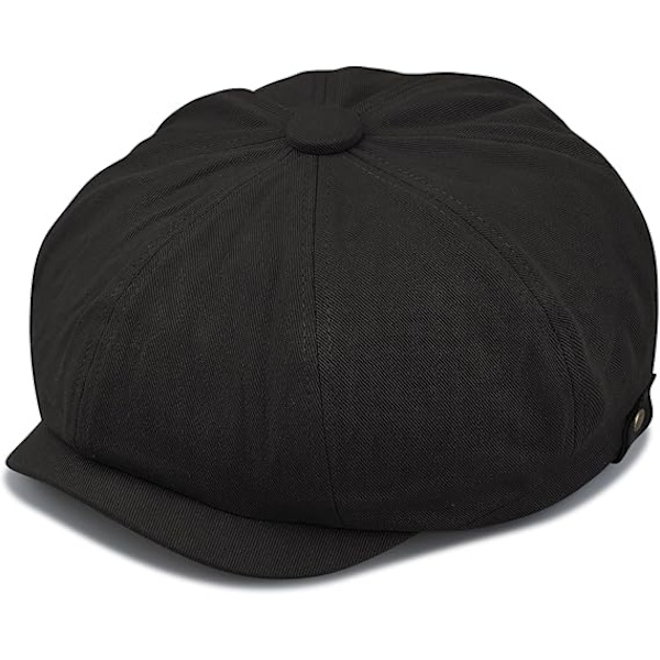 Croogo Herr 8-delad Newsboy Flat Cap Bomulls Newsboy Gatsby Ivy Cap Cabbie Driving Hat Åttkantig Golf Beret Hat Scally Hats