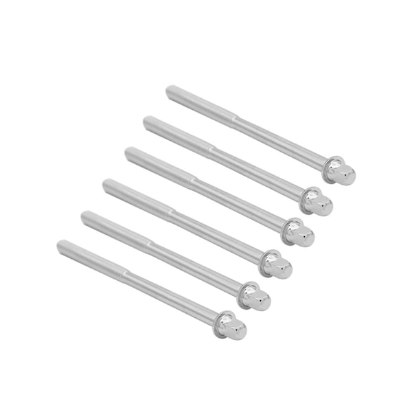 6 st Standard 4,3 tum 110 mm Bastrumma Nyckel Spännstång Set Ersättning Tillbehör