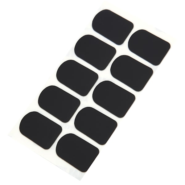 Høj tone saxofon mundstykke puder patches puder musikinstrument sort 10 stk