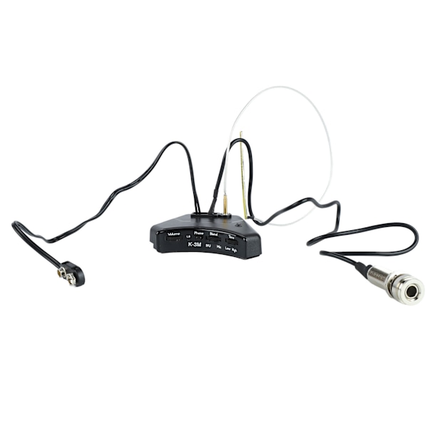 Mikrofon Equalizer Piezo Pickup Lydhul til Akustisk Folk Guitar Tilbehør