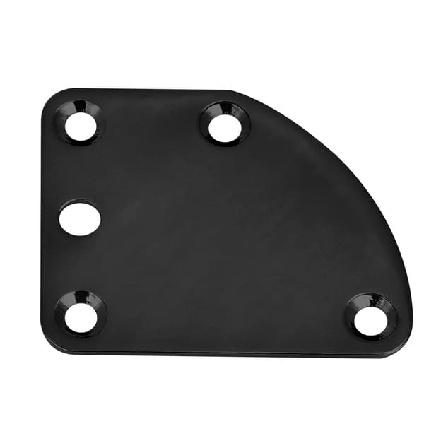 5-håls halsbricka för ST elgitarr Deluxe Style DIY reservdelar (svart)