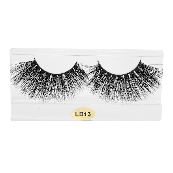 5D 25mm Falska Ögonfransar Makeup Falska Ögonfransar Fluffy Curling Långa Falska Ögonfransar LD13