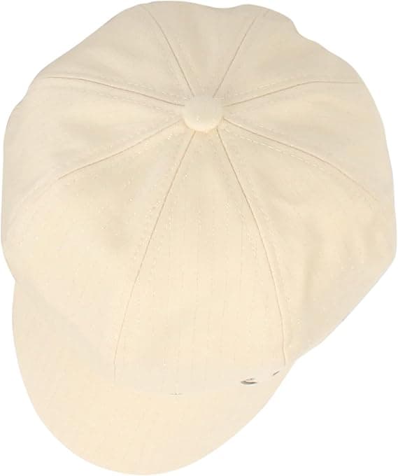Bomullsblend Newsboy Cap Cabbie Paperboy Painter Visor Hat