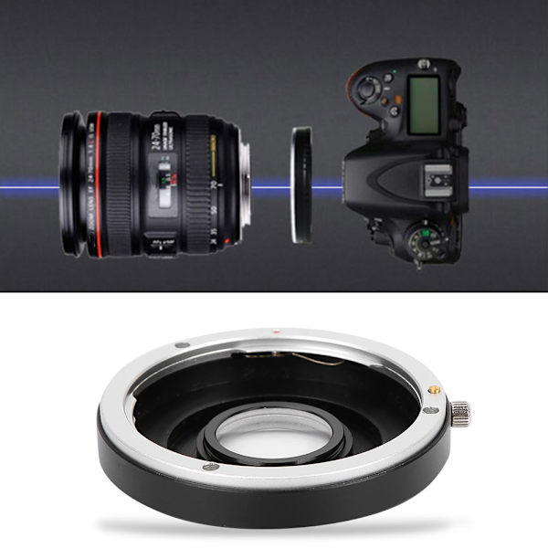 EF AI Manuell Fokus Adapterring för Canon EOS Objektiv till Nikon AI F Mount SLR Kamera