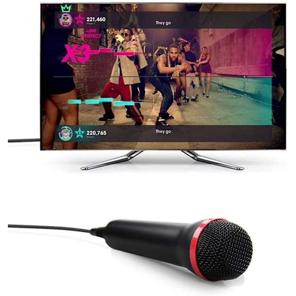 4m 13ft kablet USB-mikrofon til kompatibilitet med Ps2, Ps3, Ps4, Ps5, Switch, Wii, Wii U, Microsoft Xbox 360, Xbox One og Pc