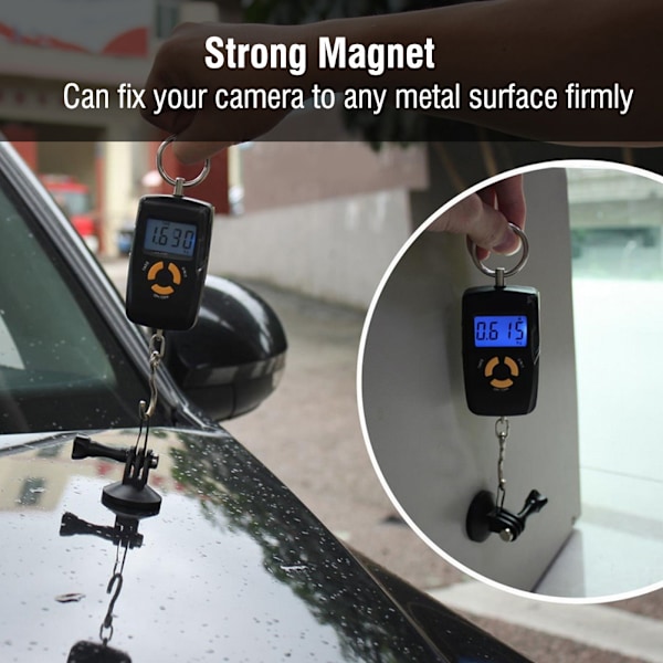 Magnetisk Bas Hållare Sugkopp Fäste För Gopro Hero 4/3+/3/2/SJ4000 XIAOYI Kamera