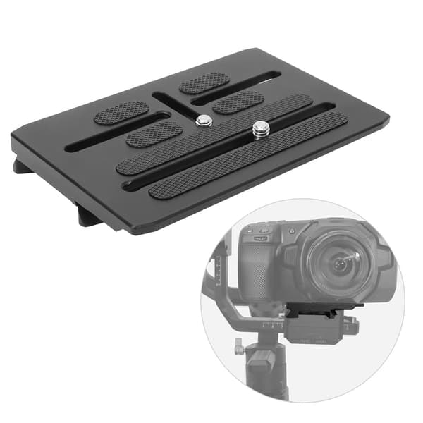Håndholdt stabilisator offset quick release plade i aluminiumslegering til DJI Ronin-S