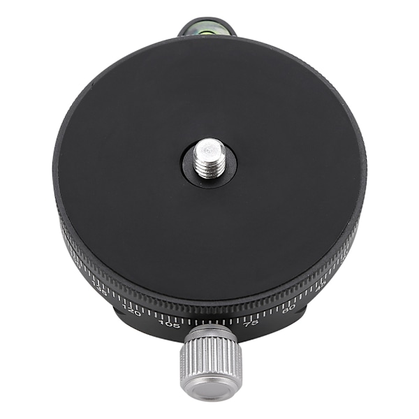 FC-60 360° skivstativ snabbkopplingsplatta panoramabas huvudklämma för DSLR