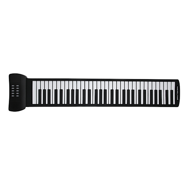 Hand Roll Piano 61 Tangenter Fällbar Silikon Uppladdningsbar Elektrisk Keyboard Musikinstrument