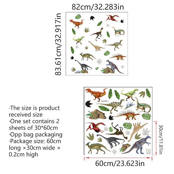 Dinosaurukset Seinätarroina Lastenhuoneen Seinätarroina Dinosaurukset Seinätarrat Poikien Huoneeseen Tyttöjen Makuuhuoneeseen Olohuoneen Seinän Koristeluun