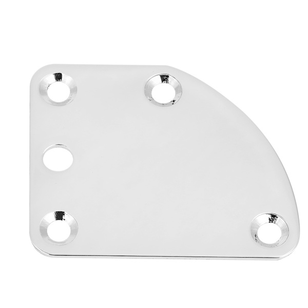 5-hulls nakkeplate for ST elektrisk gitar Deluxe Style DIY erstatningsdeler (sølv)