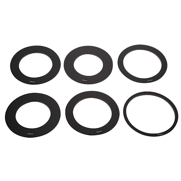 Bärbar LED-ringblixt Batteridriven Speedlite med adaptrar Tillbehör för Nikon