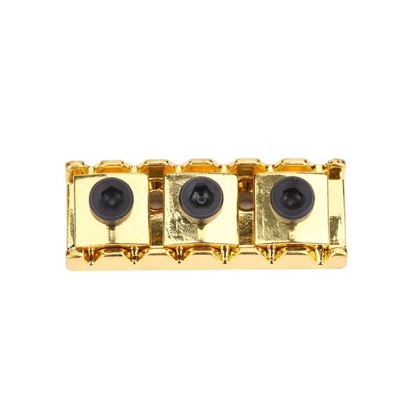 2 stk. 43mm Metal Guitar String Lock Locking Nut til Floyed Rose Style Elektrisk Guitar (Guld)