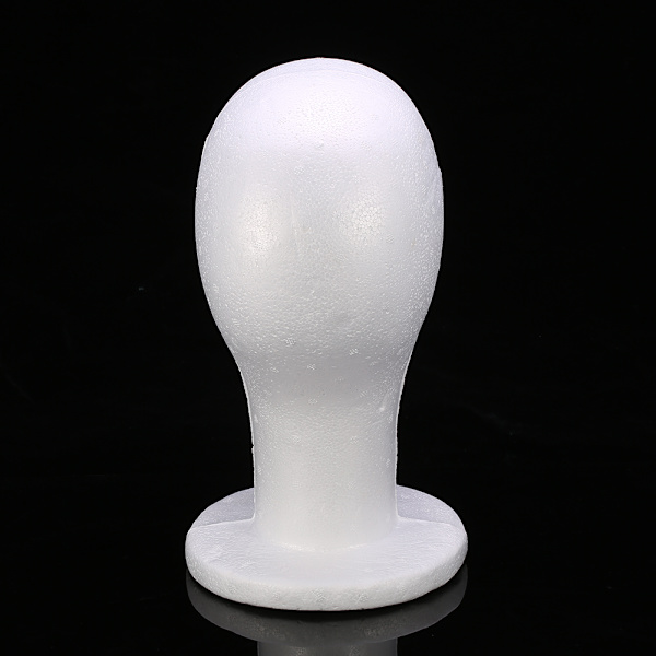 1 stk. Kvinnelig skum mannequin hode parykk styling hatt hodeplagg visning modell