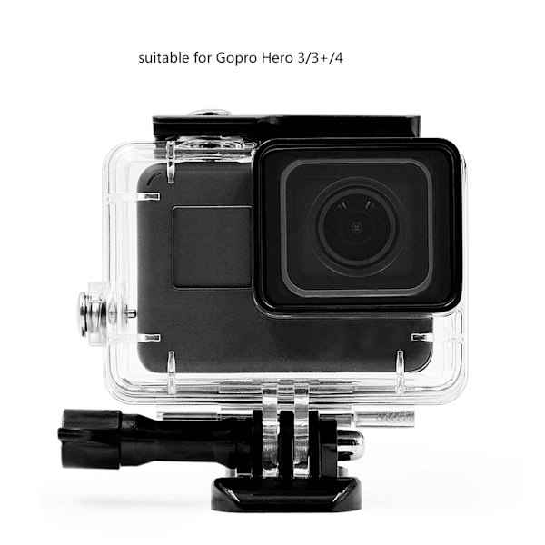 45m Dyk Vattentät Kamera Hus Fodral Skydd för Gopro Hero 3/3+/4