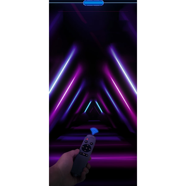 RGB Käsikäyttöinen LED-videovalotikku, sisäänrakennetulla ladattavalla akulla ja kaukosäätimellä