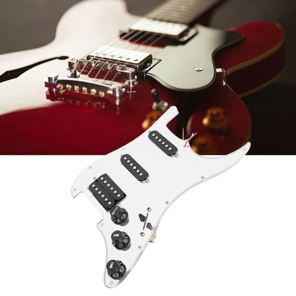 11 Håls Laddad Prewired Pickguard Pickups Set Tillbehör För Elgitarr