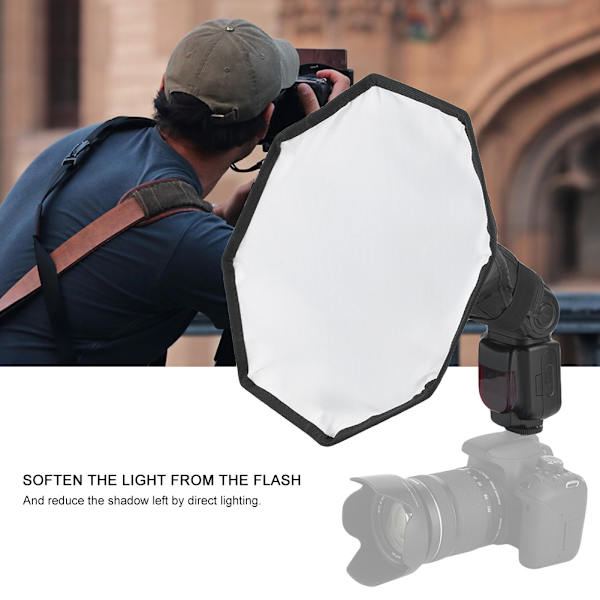 30cm Universal Mini Softbox Diffuser för Flash Speedlite Speedlight