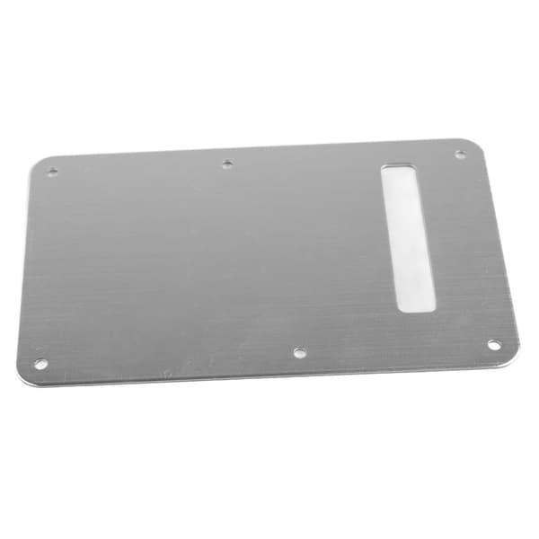 Elektrisk gitarr bakre bakplatta fjäderöverdrag aluminiumlegering slät utseende gitarr bakplatta silver