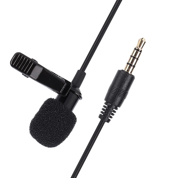 Clip-on mikrofon til computer, smartphone og tablet (M1 enkelt hoved)