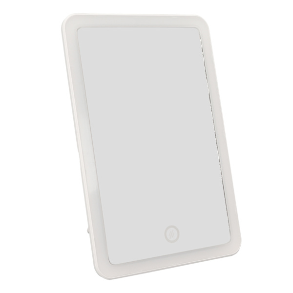 LED Makeup Spejl Trinløs Dæmpning 180 Graders Rotation Touch Switch USB Genopladelig Lighted Spejl