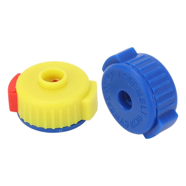2 stk. Cymbal Quick Release Nut Push in Design Quick Set Cymbal Cap Tromme Tilbehør WC89