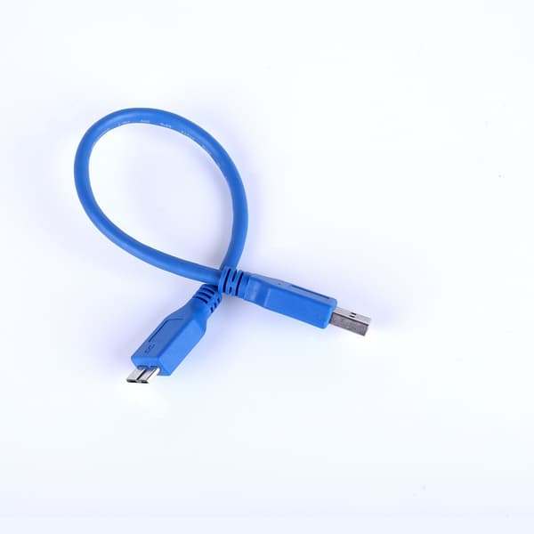 USB 3.0 datakabel AM hann til Micro-B 0,3m høyhastighets mobil harddisk-kabel, 3-pakning
