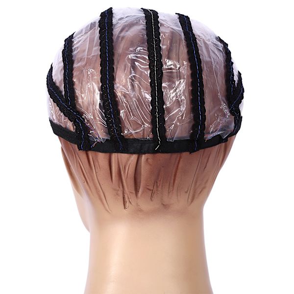 10 stk./parti Fashion Åndbar Elastisk Blonde Paryk Hætter Hårnet Snood Til Fremstilling Af Parykker (Sort)