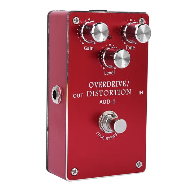Mini Space Portable Overdrive Distortion Tone Elektrisk Pedal Gitarr Effektor Pedaler