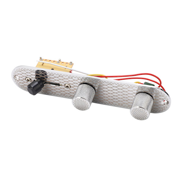 GE229 Guitar Prewired Control Board 3 Way Switch Circuit Control Plate Metal Flat Knobs og Wiring Harness