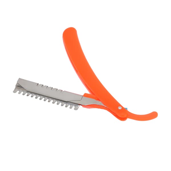 Foldet lige barberkniv manuel retro lige kant barberkniv uden blad til mænd