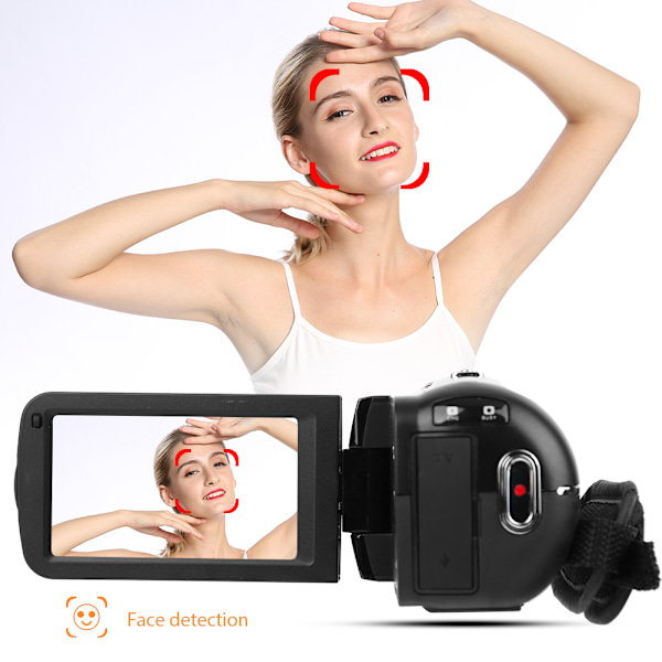 Högdefinitions infraröd digital video 24 miljoner P 18 gånger zoom 3-tums LCD-skärm Maximalt stöd 32 GB minneskort med funktion fjärrkontroll