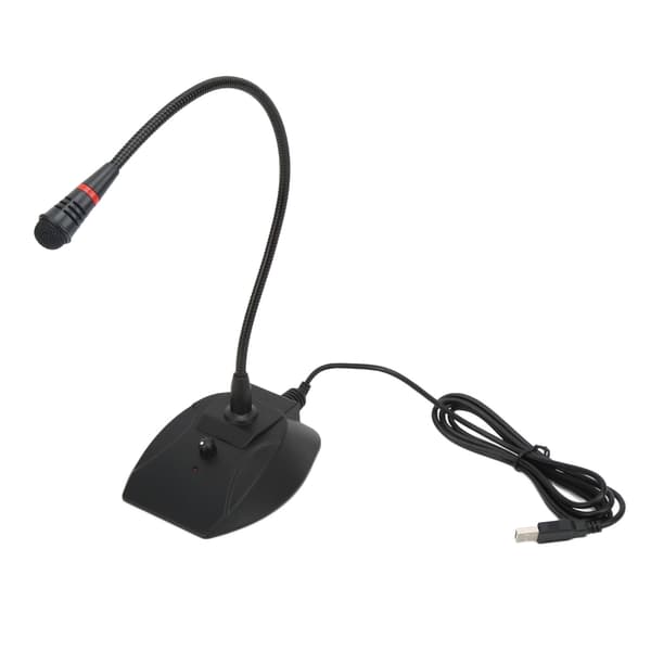 USB Mikrofon Studio Tale Højttaler Justerbar Kablet Desktop Mikrofon til Bærbar Højttaler