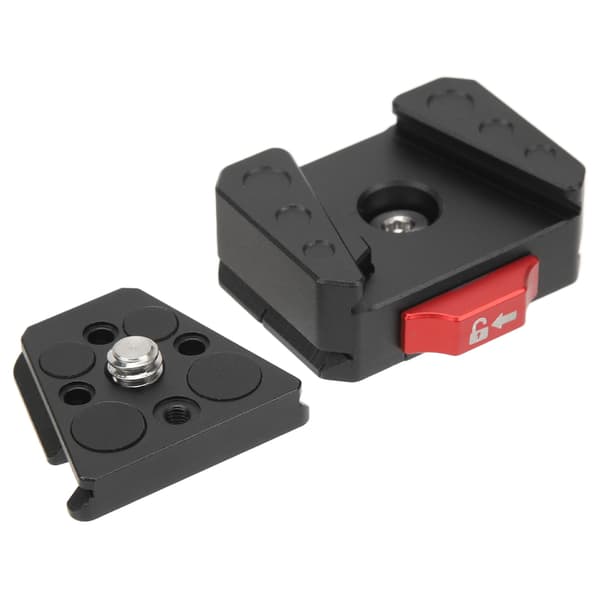 V Lock Quick Release Plate Multifunktionel Stabil Mini V Lock Monteringssæt til DSLR Stativ