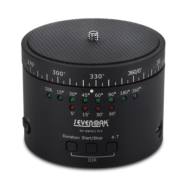360 graders rotation elektronisk panorama time-lapse stativ kuglehoved stabilisator til DSLR