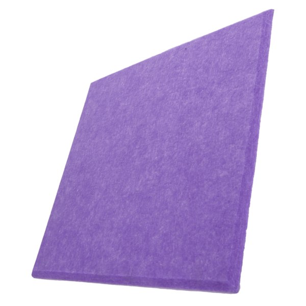 6 stk akustiske absorpsjonspaneler tykkere reduserer etterklang lydisolerende polstring absorber (lilla)